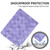 Samsung Galaxy Tab S10 FE+ Rhombus Embossing Leather Tablet Case - Purple