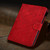 Samsung Galaxy Tab S10 FE+ Rhombus TPU Smart Leather Tablet Case - Red