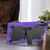 Samsung Galaxy Tab S10 FE+ Shockproof Silicone Hybrid PC Tablet Case with Holder - Black Purple