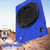 Samsung Galaxy Tab S10 FE+ Silicone Hybrid PC Tablet Case with Holder & Shoulder Strap - Blue