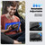 Samsung Galaxy Tab S10 FE+ Silicone Hybrid PC Tablet Protective Case - Black+Dark Blue