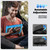Samsung Galaxy Tab S10 FE+ Silicone Hybrid PC Tablet Protective Case - Black+Light Blue