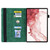Samsung Galaxy Tab S10 FE+ Splicing Shockproof Leather Tablet Case - Green