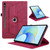 Samsung Galaxy Tab S10 FE+ Tree Life Embossed Rotation Leather Smart Tablet Case - Red