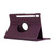 Samsung Galaxy Tab S10+ / S9 FE+ / S9+ ENKAY 360 Degree Rotation Litchi Leather Smart Tablet Case - Dark Purple