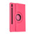 Samsung Galaxy Tab S10+ / S9 FE+ / S9+ ENKAY 360 Degree Rotation Litchi Leather Smart Tablet Case - Pink