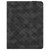 Samsung Galaxy Tab S10+ / S9 FE+ Rhombus Embossing Leather Tablet Case - Black