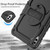 Samsung Galaxy Tab S10+ / S9+ / S9 FE+ Silicone Hybrid PC Tablet Protective Case - Black
