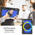Samsung Galaxy Tab S10+ / S9+ / S9 FE+ Silicone Hybrid PC Tablet Protective Case - Black+Dark Blue
