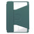 Samsung Galaxy Tab S9 FE / S10 FE 360 Rotation Transparent Smart Leather Case - Dark Green