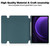 Samsung Galaxy Tab S9 FE / S10 FE 360 Rotation Transparent Smart Leather Case - Dark Green