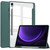 Samsung Galaxy Tab S9 FE / S10 FE Acrylic 3-folding Smart Leather Tablet Case with Pen Slot - Dark Green