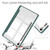 Samsung Galaxy Tab S9 FE / S10 FE Acrylic 3-folding Smart Leather Tablet Case with Pen Slot - Dark Green