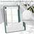 Samsung Galaxy Tab S9 FE / S10 FE Acrylic 3-folding Smart Leather Tablet Case with Pen Slot - Dark Green