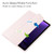 Samsung Galaxy Tab S9 FE / S10 FE Acrylic 3-folding Smart Leather Tablet Case with Pen Slot - Pink