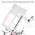 Samsung Galaxy Tab S9 FE / S10 FE Acrylic 3-folding Smart Leather Tablet Case with Pen Slot - Pink