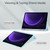 Samsung Galaxy Tab S9 FE / S10 FE Acrylic 3-folding Smart Leather Tablet Case with Pen Slot - Sky Blue