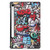Samsung Galaxy Tab S9 FE / S10 FE Custer Painted 3-Fold Holder Smart Leather Tablet Case - Graffiti