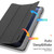 Samsung Galaxy Tab S9 FE / S10 FE DUX DUCIS Domo Series Magnetic Flip Leather Tablet Case - Black