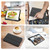 Samsung Galaxy Tab S9 FE / S10 FE DUX DUCIS Domo Series Magnetic Flip Leather Tablet Case - Black