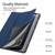 Samsung Galaxy Tab S9 FE / S10 FE DUX DUCIS Domo Series Magnetic Flip Leather Tablet Case - Blue
