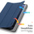 Samsung Galaxy Tab S9 FE / S10 FE DUX DUCIS Domo Series Magnetic Flip Leather Tablet Case - Blue