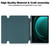 Samsung Galaxy Tab S9 FE+ / S10+ 360 Rotation Transparent Smart Leather Case - Dark Green