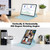 Samsung Galaxy Tab S9 FE+ / S10+ 360 Rotation Transparent Smart Leather Case - Sky Blue