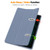 Samsung Galaxy Tab S9 FE+ / S10+ 3-Fold Pure Color TPU Smart Leather Tablet Case with Pen Slot - Lavender