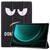 Samsung Galaxy Tab S9 FE+ / S10+ Custer Painted 3-Fold Holder Smart Leather Tablet Case - Big Eye Me