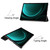 Samsung Galaxy Tab S9 FE+ / S10+ Custer Painted 3-Fold Holder Smart Leather Tablet Case - Big Eye Me