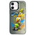 iPhone 11 Double Layer Color Silver Series Animal Oil Painting Phone Case - Duck Rush iPhone 11 Double Layer Color Silver Series Animal Oil Painting Phone Case - Duck Rush