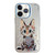 iPhone 11 Pro Max Animal Pattern Oil Painting Series PC + TPU Phone Case - Stupid Cat