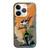 iPhone 11 Pro Max Animal Pattern Oil Painting Series PC + TPU Phone Case - Bicycle Dog