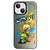 iPhone 13 Double Layer Color Silver Series Animal Oil Painting Phone Case - Duck Rush iPhone 13 Double Layer Color Silver Series Animal Oil Painting Phone Case - Duck Rush