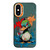 iPhone XS Max Animal Pattern Oil Painting Series PC + TPU Phone Case - Angry Duck