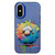 iPhone X / XS Animal Pattern Oil Painting Series PC + TPU Phone Case - Sheep
