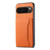 Google Pixel 10 / 10 Pro Calf Texture Card Bag Design Full Coverage Phone Case - Orange