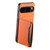Google Pixel 10 / 10 Pro Calf Texture Card Bag Design Full Coverage Phone Case - Orange