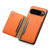 Google Pixel 10 / 10 Pro Calf Texture Card Bag Design Full Coverage Phone Case - Orange