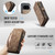 Google Pixel 10 / 10 Pro CaseMe 008 Detachable Multifunctional Leather Phone Case - Brown