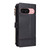 Google Pixel 10 / 10 Pro Crossbody Strap RFID Blocking Zipper Wallet Leather Phone Case - Black
