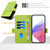 Google Pixel 10 / 10 Pro Global Embossed Rose RFID Anti-theft Leather Phone Case - Green