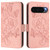 Google Pixel 10 / 10 Pro Global Embossed Rose RFID Anti-theft Leather Phone Case - Pink