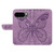 Google Pixel 10 / 10 Pro Global Swallowtail Butterfly Embossed Leather Phone Case - Purple