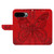 Google Pixel 10 / 10 Pro Global Swallowtail Butterfly Embossed Leather Phone Case - Red