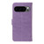 Google Pixel 10 / 10 Pro Global Tree & Cat Embossed Pattern Flip Leather Phone Case - Light Purple