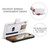 Google Pixel 10 / 10 Pro Grid Texture Zipper Leather Phone Case with Lanyard - White Google Pixel 10 / 10 Pro Grid Texture Zipper Leather Phone Case with Lanyard - White