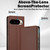 Google Pixel 10 / 10 Pro LC.IMEEKE L1 Series Frosted Fine Texture PU Phone Case - Brown