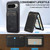 Google Pixel 10 / 10 Pro LC.IMEEKE L3 Series Detachable RFID Card Bag Magsafe Phone Case - Black